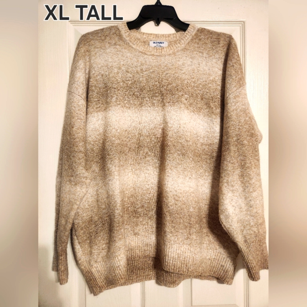 Tan and Cream Sweater